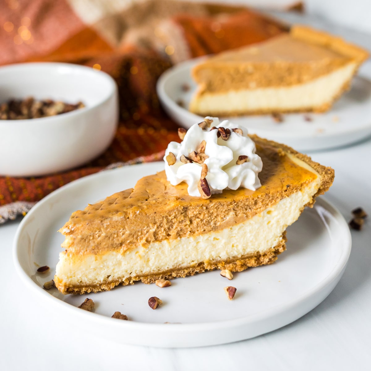 Layered Pumpkin Pie Cheesecake: A Festive Fall Indulgence